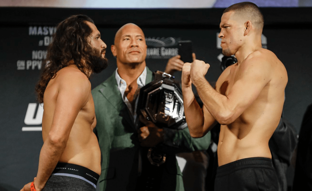 Jorge Masvidal and Nate Diaz