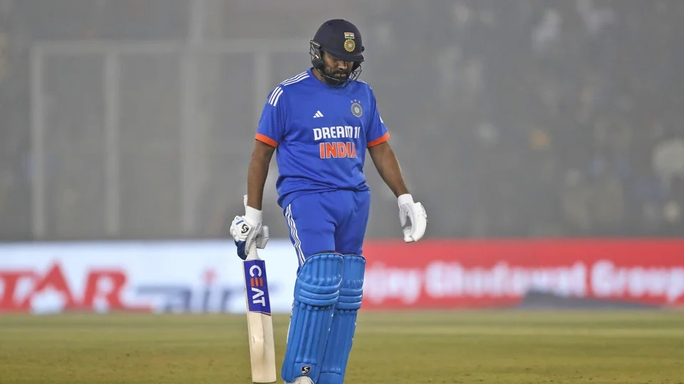 Run Out Rohit Sharma
