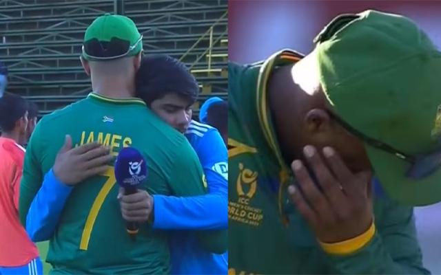 South African U19 Cricketers Heartbroken After Semi-Final Loss, Indian Captain Uday Saharan Offers Comfort