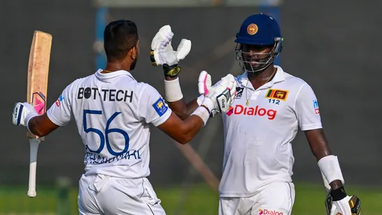 Chandimal & Mathews Shine On Day 2: Sri Lanka Lifts to 410/6