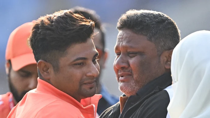 Sarfaraz Khan's Father