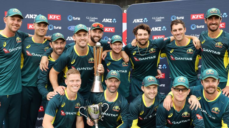 Australia' defeats New Zealand by 27 runs (DLS method)