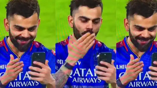 Virat Kohli's heartfelt chat with Anushka Sharma and kids post RCB's victory