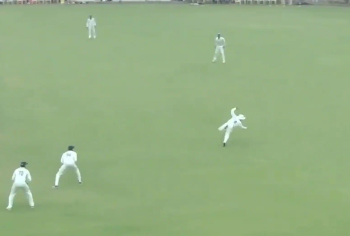 Yash Dubey's Spectacular Catch Leaves Vidarbha Captain Stunned in Ranji Trophy Match - Watch Video
