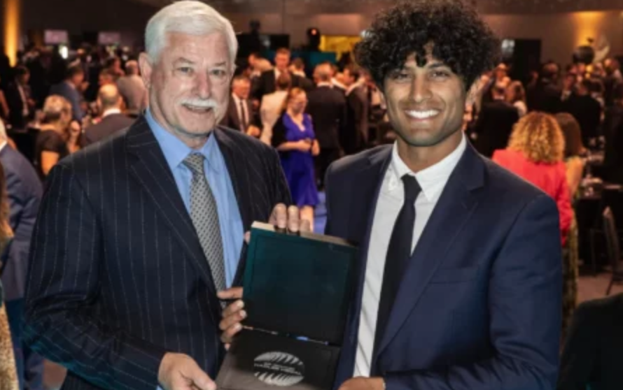 Rachin Ravindra Breaks Record as Youngest Sir Richard Hadlee Medal Recipient