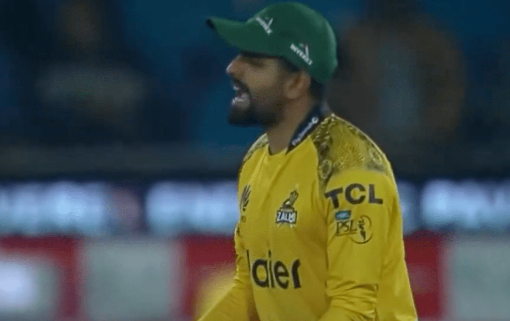 Babar Azam Reacts to Haider Ali's Big Hits in PSL 2024 Match