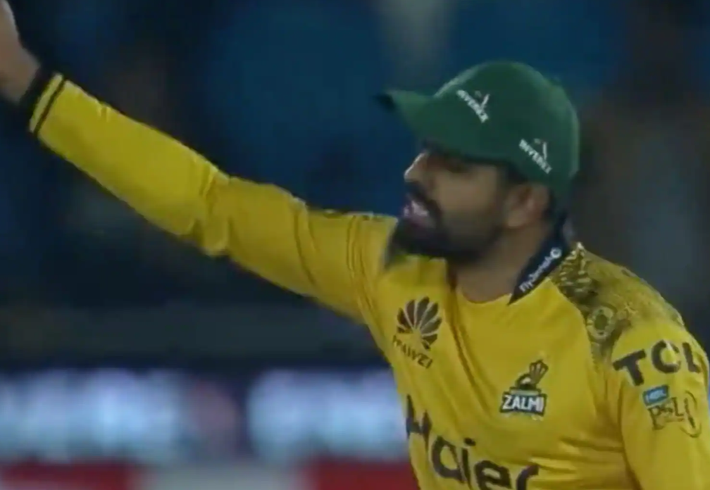 Babar Azam Reacts to Haider Ali's Big Hits in PSL 2024 Match