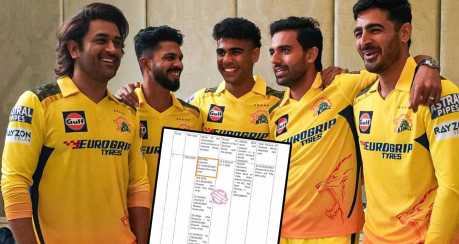 Chennai Super Kings Contribute INR 5 Crore to AIADMK via Electoral Bonds, Funding