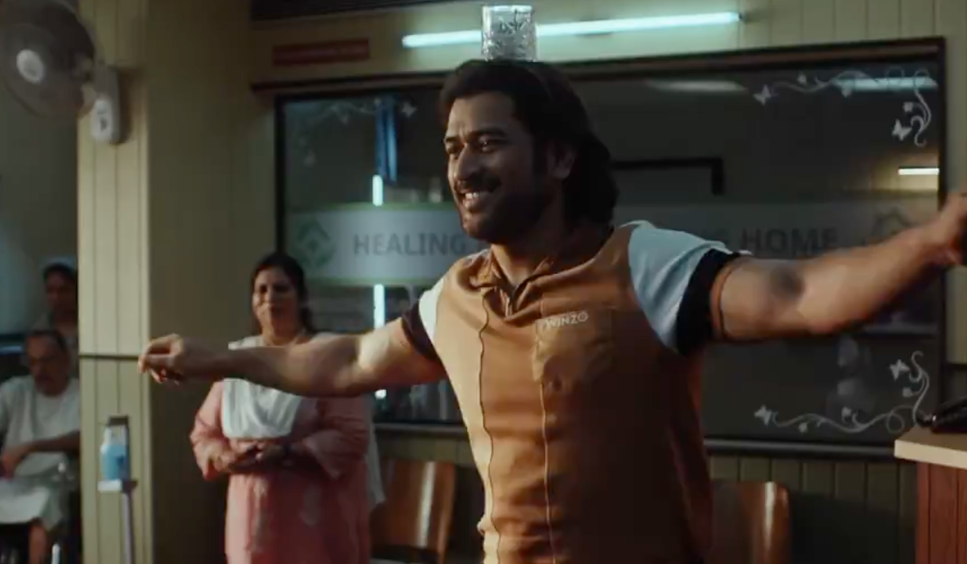 MS Dhoni dances to Bobby Deol's song from the Animal movie. Watch the video