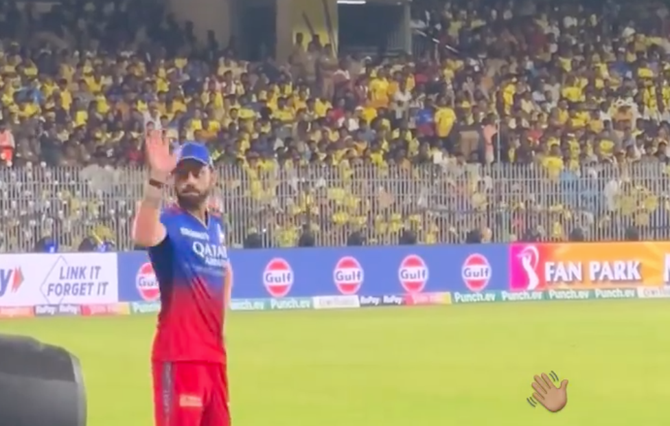 Chennai Fans Cheer as Virat Kohli Acknowledges Them During IPL 2024 Opener
