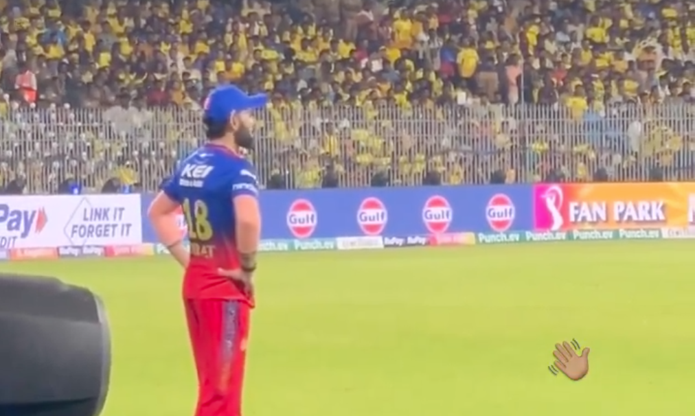 Chennai Fans Cheer as Virat Kohli Acknowledges Them During IPL 2024 Opener
