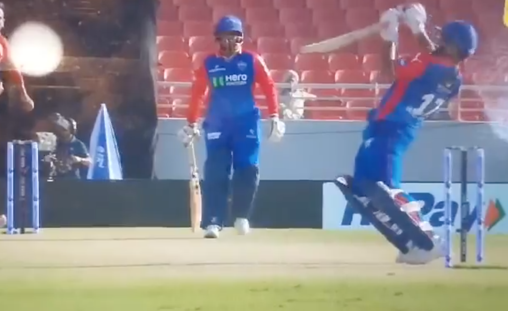 Rishabh Pant left disappointed as Harshal Patel tricks him with a slower delivery - Watch the video here!