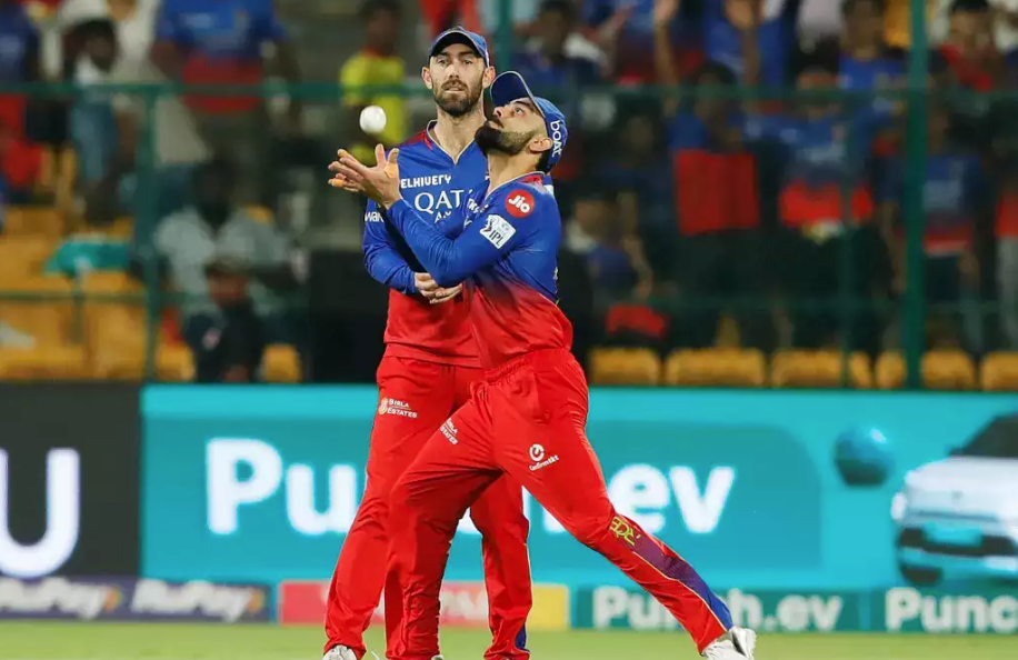 Chinnaswamy Stadium Cheers Loudly as Virat Kohli Catches Bairstow