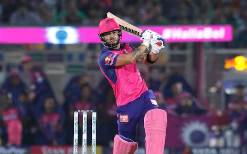 Watch as Riyan Parag's incredible batting in the last over puts Anrich Nortje under immense pressure in IPL 2024