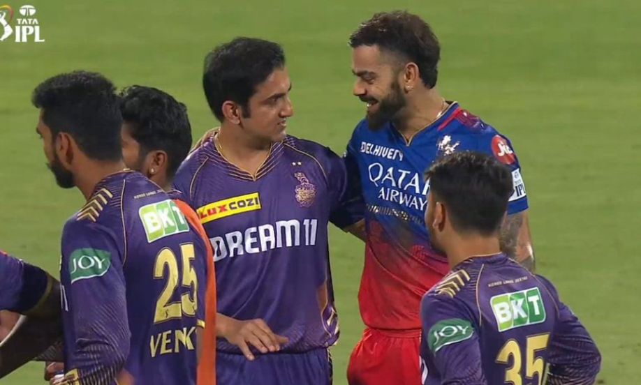 Delhi Police Commemorate Kohli and Gambhir's Memorable Hug with Meaningful Message