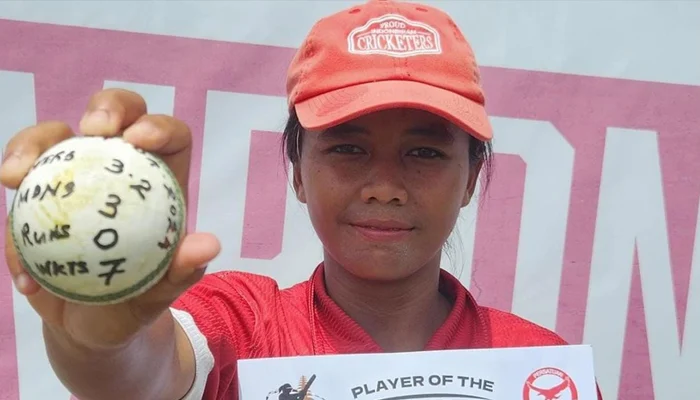 Rohmalia of Indonesia sets new women's T20I record, taking 7 wickets for no runs on debut