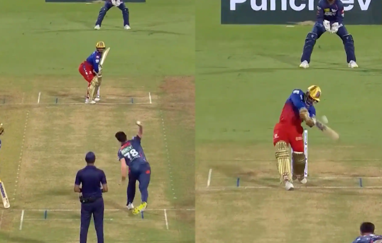 Watch as Mahipal Lomror hits a massive 98-meter six, sending Naveen-ul-Haq's delivery out of the park