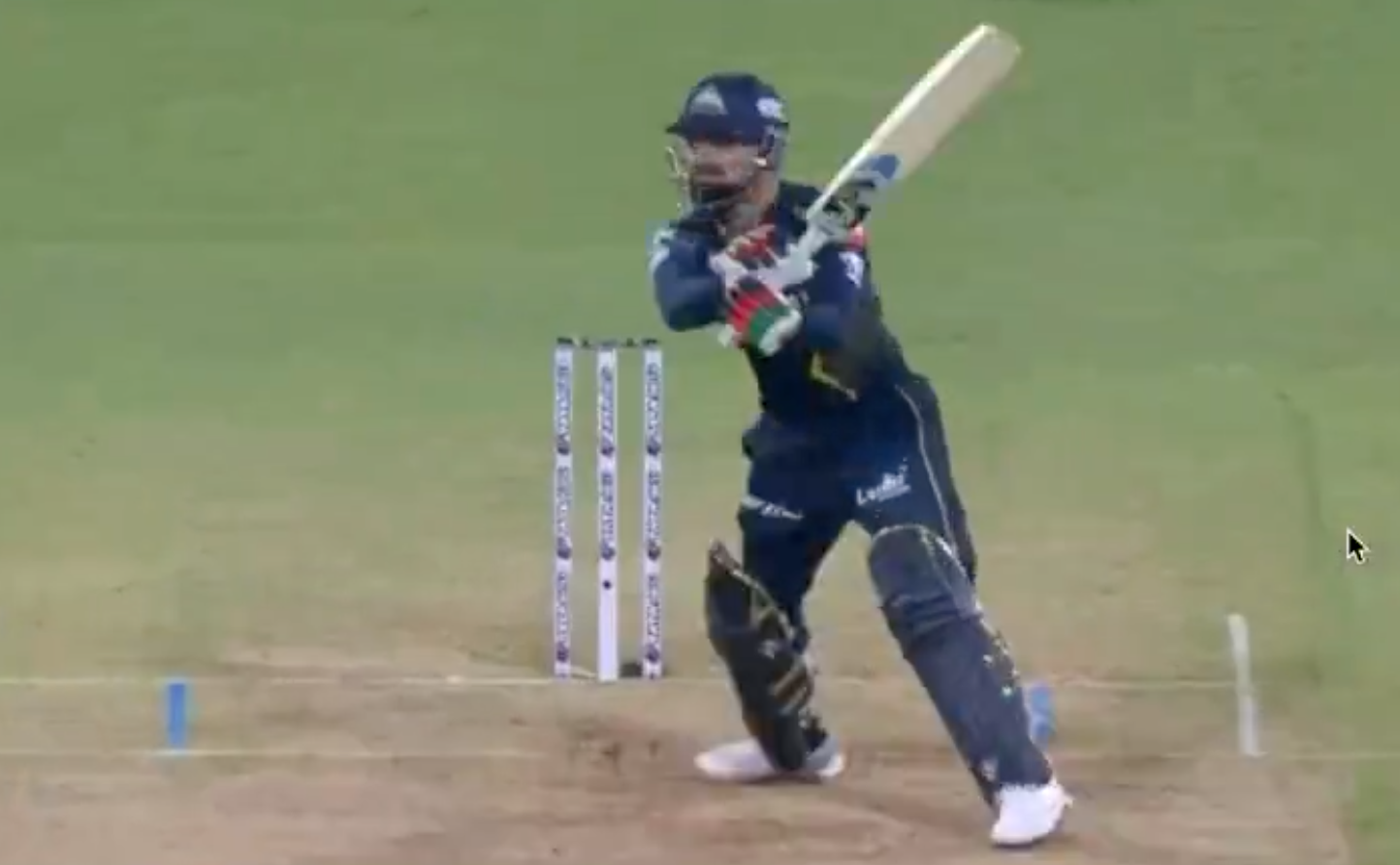 Rashid Khan's risky shot against Yash Thakur creates trouble for GT in Lucknow IPL match