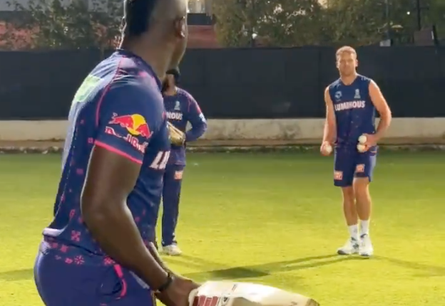 Jos Buttler imparts innovative batting techniques to Rovman Powell ahead of RR vs GT match