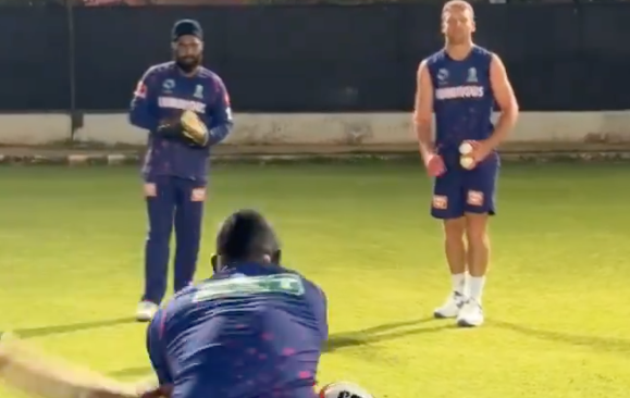 Jos Buttler imparts innovative batting techniques to Rovman Powell ahead of RR vs GT match