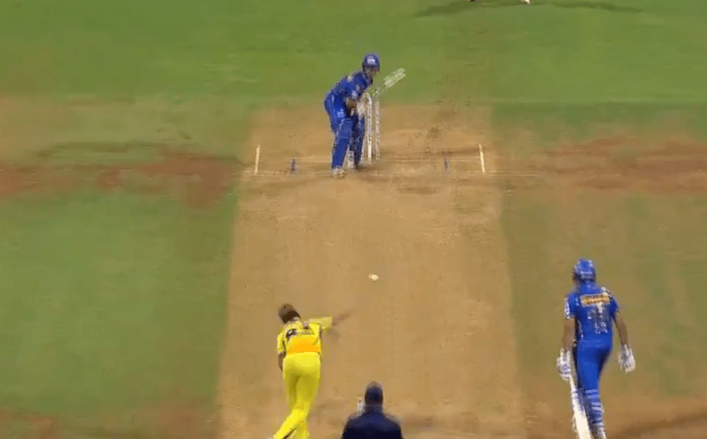 Watch Matheesha Pathirana's remarkable first ball dismissal of Ishan Kishan, putting MI in trouble, in IPL 2024