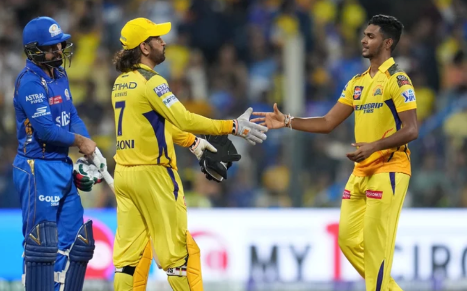 CSK Clinch Thrilling Win Over MI: Pathirana's Four-Wicket Haul and Dhoni's Late Blitz Seal the Deal