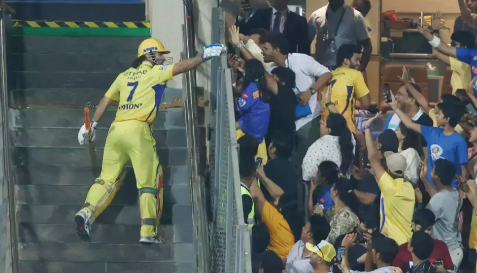 MS Dhoni's Heartwarming Gesture: Gives Match Ball to Young Fan After Hitting Epic Six