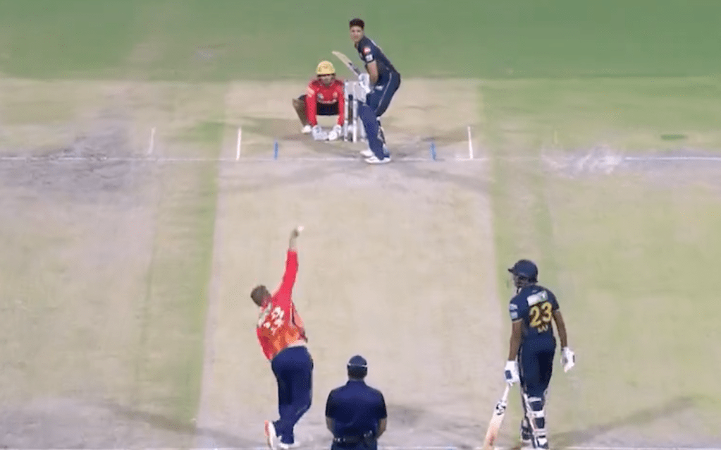 Watch Livingstone Celebrate After Dismissing Shubman Gill