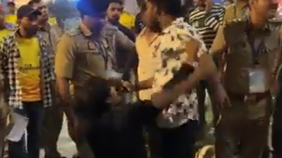 Police catches fan attempting to steal match ball during LSG vs CSK game, video gains viral attention