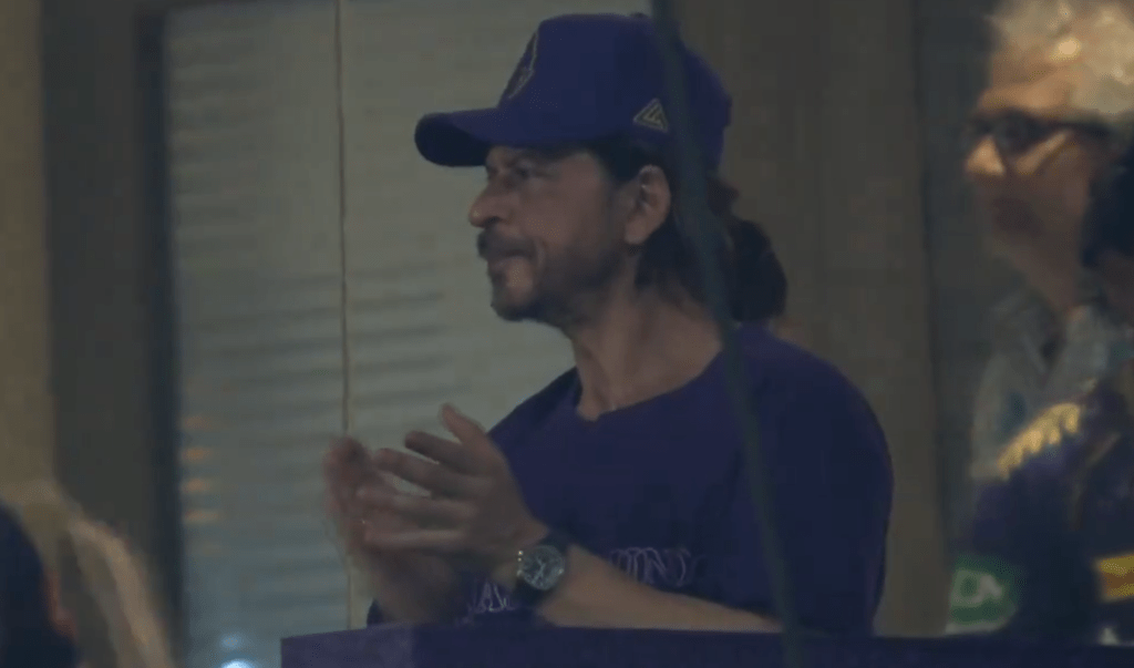 Shahrukh Khan Cheers as Venkatesh Iyer Seals Victory with Six Against DC [Video]