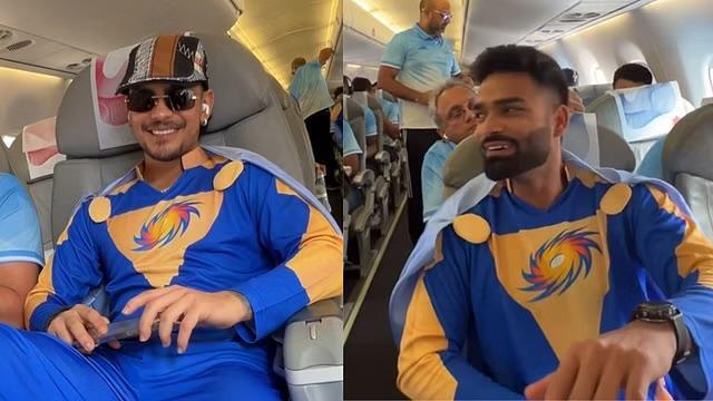 Ishan Kishan and Shams Mulani Dress in Funny Jumpsuits as 'Punishment' by MI