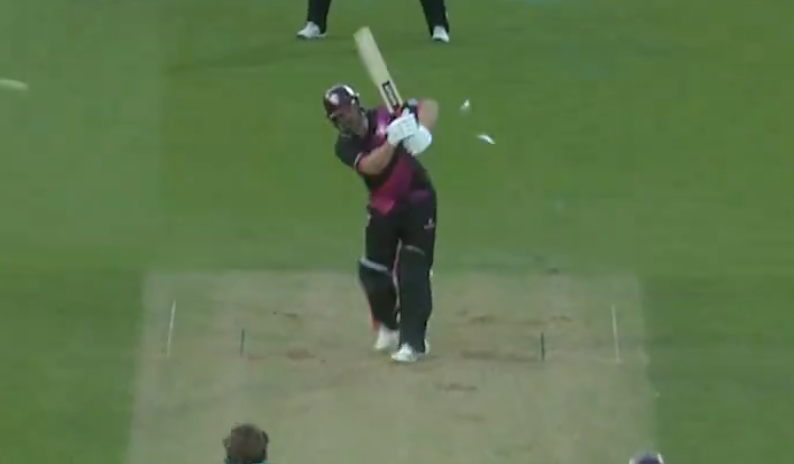 Curran's Amazing Ball Bowls Out Dickson in T20 Blast!