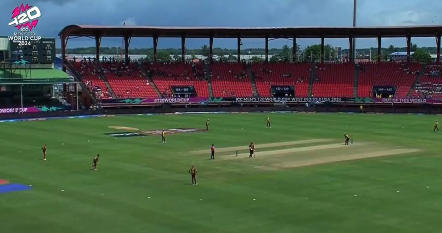 Fans Express Disappointment Over Empty Stands at WI vs PNG T20 WC Match ICC T20 World Cup