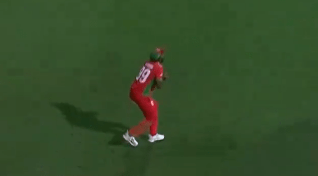 [Watch] Oman Captain Aqib Ilyas Strikes Back Against Namibia Opener