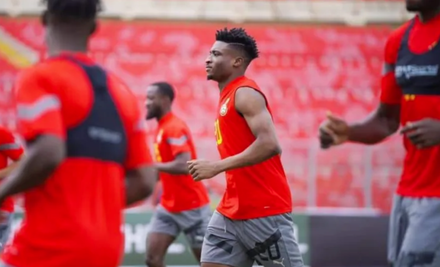 Black Stars' Last Practice at Baba Yara Stadium Before C.A.R Match