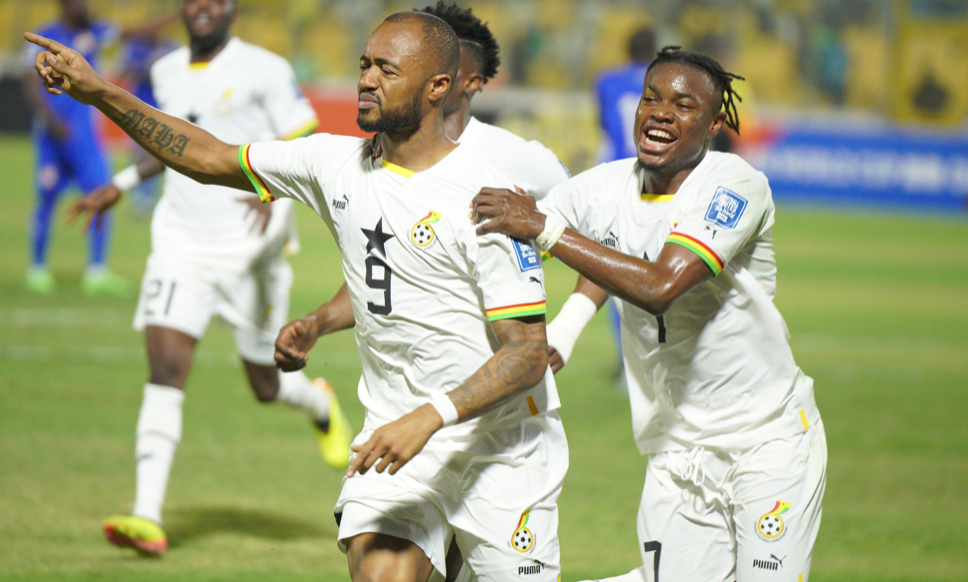 Jordan Ayew scores three goals as Ghana beats Central African Republic in a thrilling match during the 2026 World Cup Qualifiers