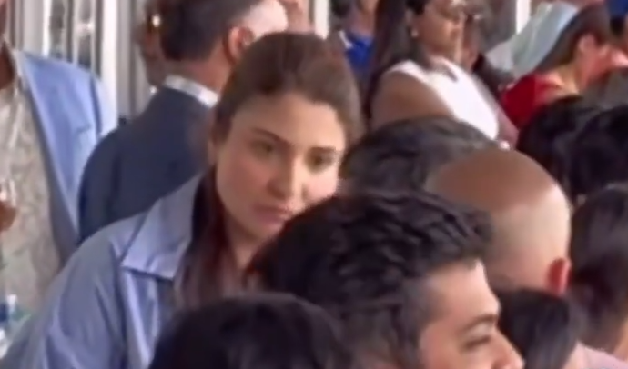 Anushka Sharma Argues with a Stranger During IND-PAK Match [Video]