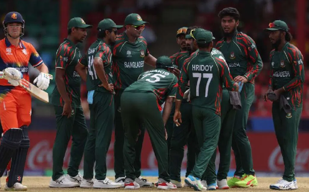 Bangladesh Captain Praises Team After Big Win Over Netherlands in T20 World Cup