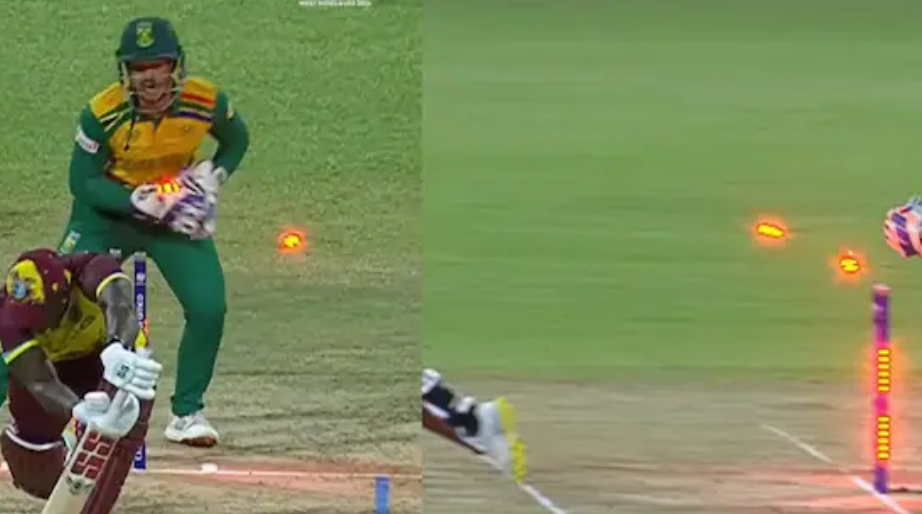 De Kock's Exceptional Stumping in T20 WC 2024 Removes Powell