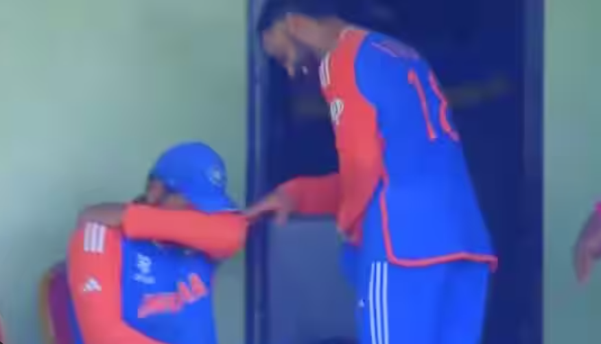 Emotional Rohit Sharma in Tears as India Reach T20 WC 2024 Final; Kohli Supports Him