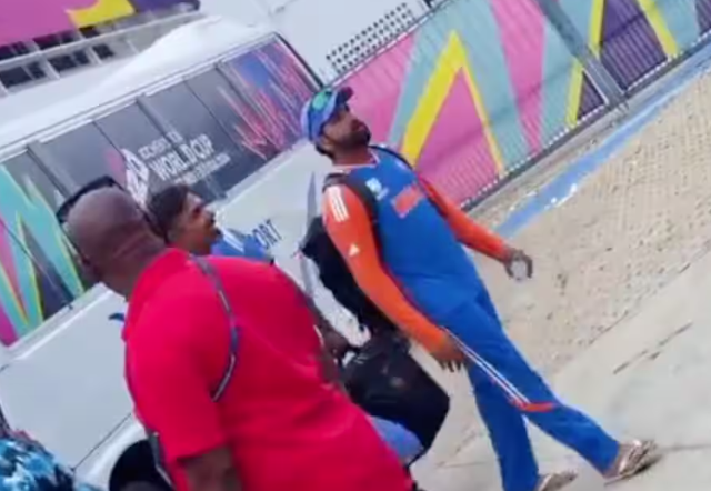 Watch: Rohit Sharma's Heartwarming Gesture for Fans While Boarding Team Bus Goes Viral