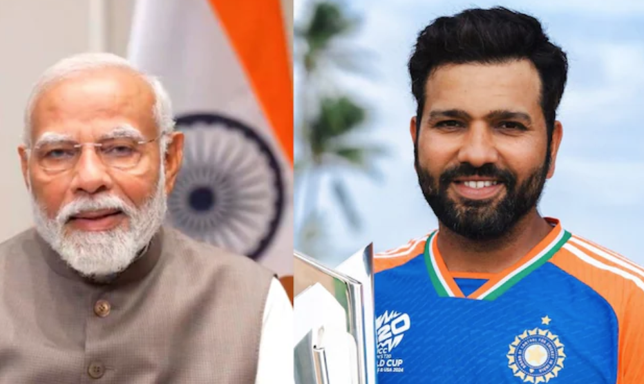 Rohit Sharma and the Indian Cricket Team Visit PM Narendra Modi for a Breakfast Meeting