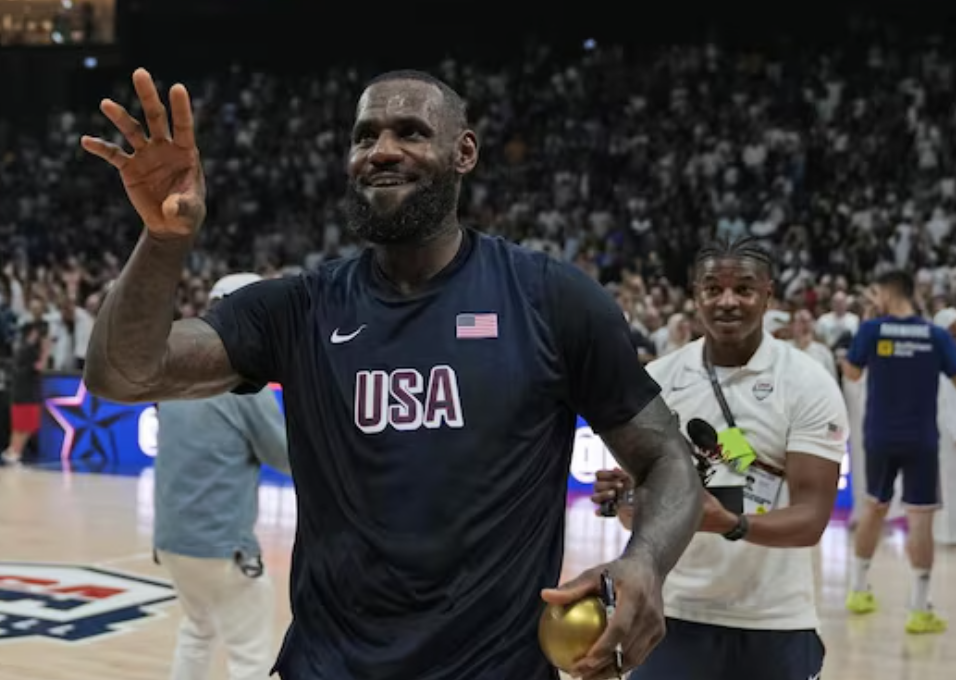 LeBron James Chosen as USA Men's Flagbearer for Paris 2024 Opening Ceremony