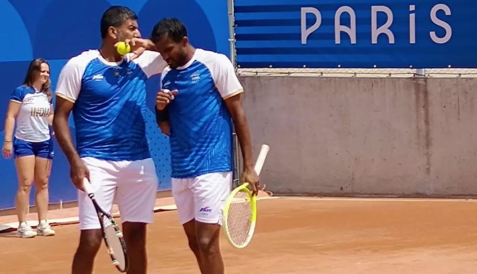 India’s Rohan Bopanna and N Sriram Balaji Out in Straight Sets | Men’s Doubles | Paris 2024 Highlights
