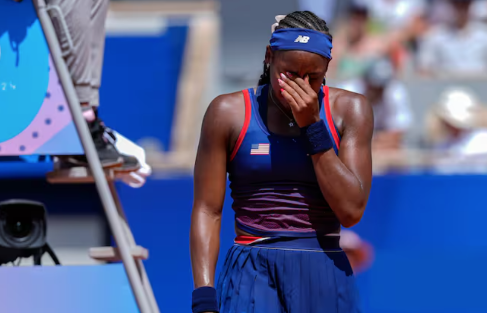 Coco Gauff of Team USA Eliminated in Third Round of Olympic Singles Tournament