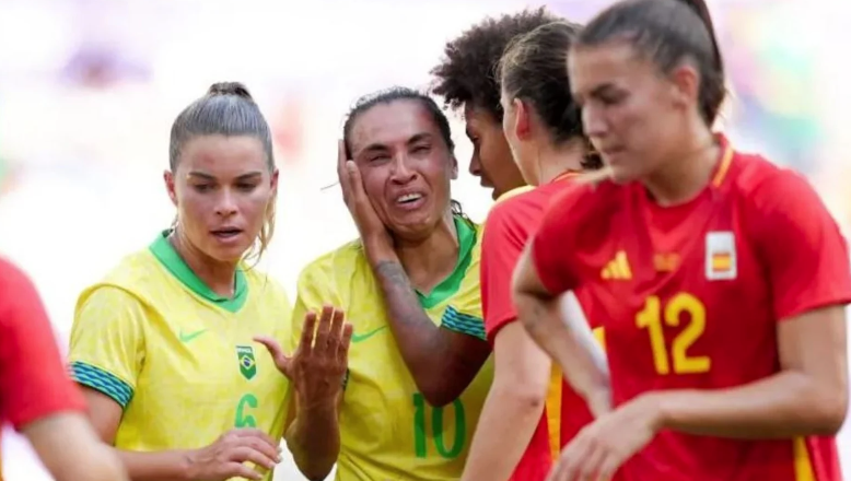 Marta Devastated by Red Card at Paris 2024 Olympics