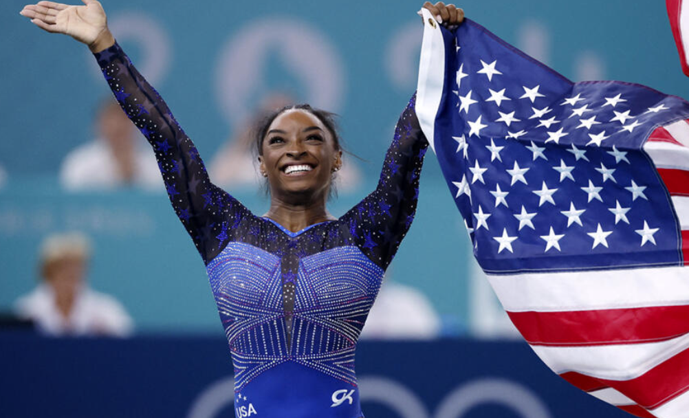 Biles wins her sixth Olympic gold medal in all-around gymnastics