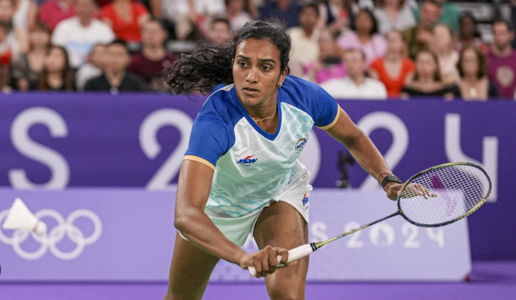 PV Sindhu is out of women's badminton singles at Paris 2024