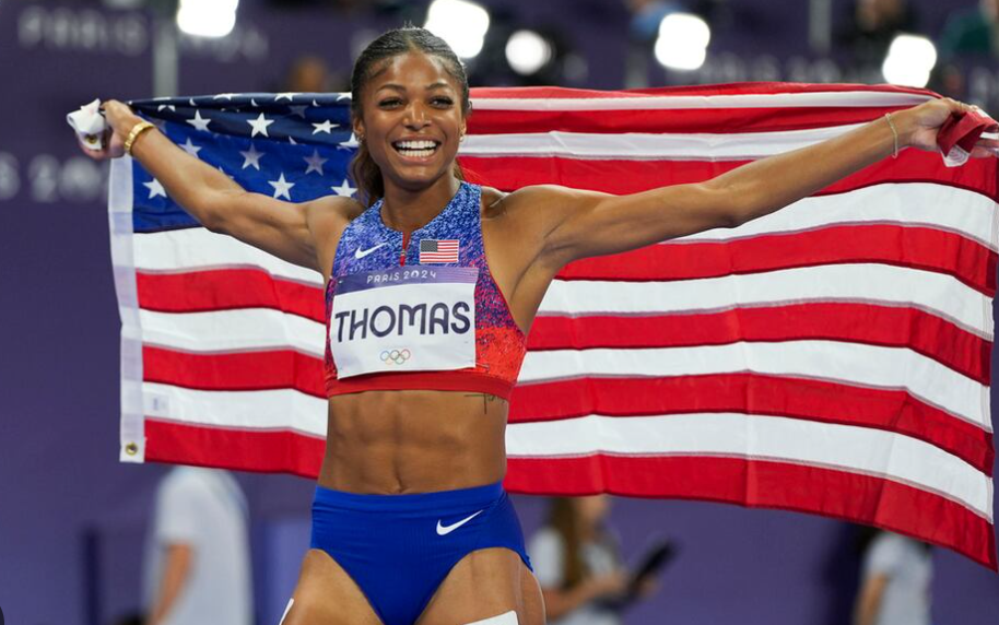 Gabby Thomas from the U.S. Wins Gold in the 200-Meter Race
