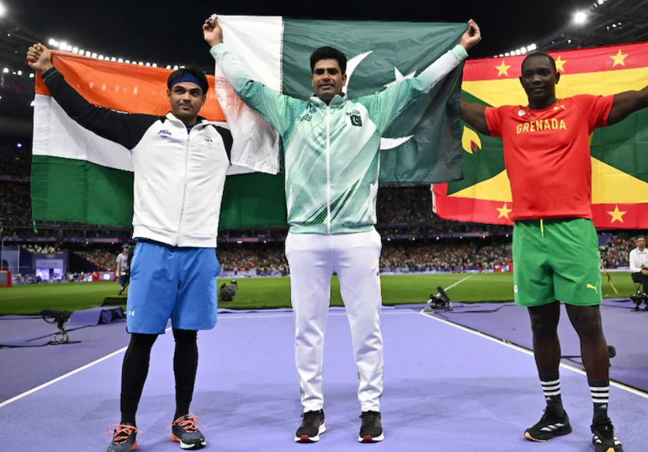 Arshad Nadeem of Pakistan Wins Olympic Javelin Gold, Surpassing Neeraj Chopra